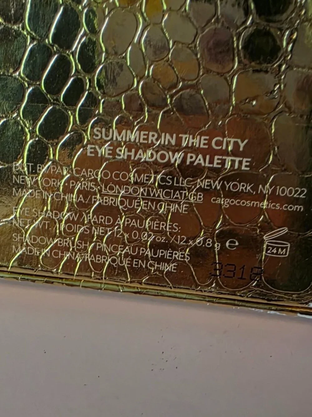 Cargo Cosmetics Summer In The City Eyeshadow Palette